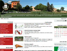 Tablet Screenshot of comune.bentivoglio.bo.it